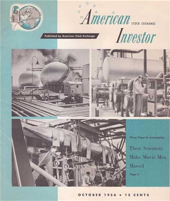 American Stock Exchange Investor Magazine - Oct. 1956