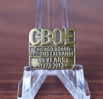 CBOE 40 Year Anniversary Lapel Pin