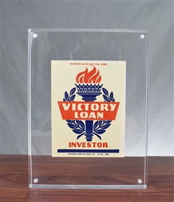 WWII Victory Loan Investor Window Sticker Display