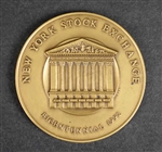 New York Stock Exchange Bicentennial Medallion - Coin