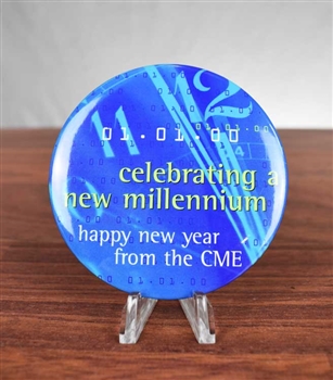 Chicago Mercantile Exchange Button - New Millennium