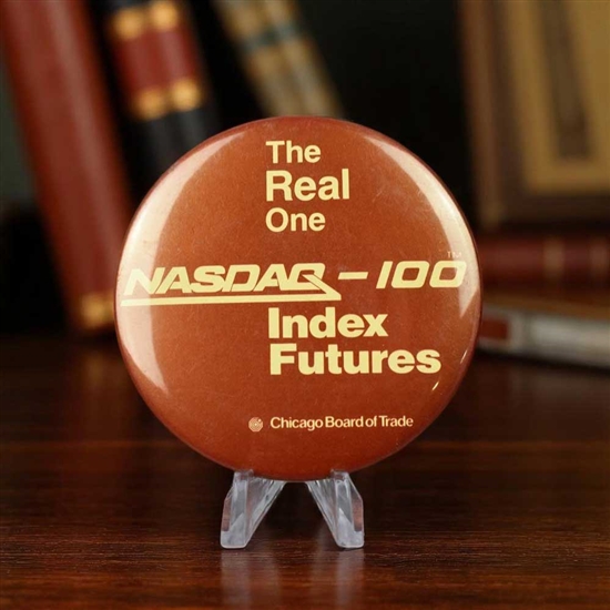 Chicago Mercantile Exchange Button- Nasdaq 100 Futures