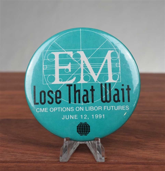 CME Trader Jacket Button- Libor Futures Options