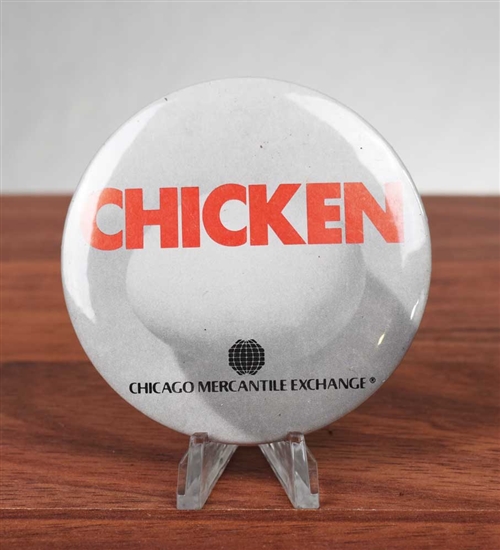 CME Trader Jacket Button -Chicken Futures