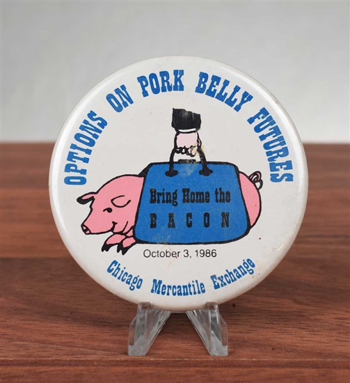 CME Trader Jacket Button - Pork Belly Options