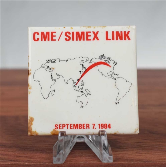 CME Trader Jacket Button - CME / SIMEX Link