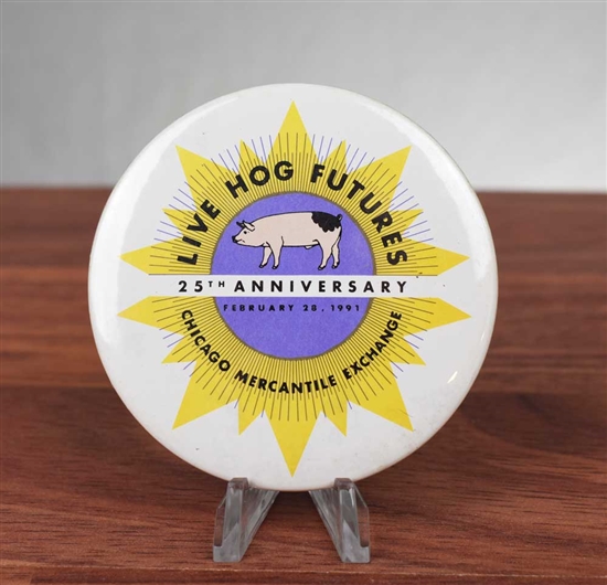 Chicago Mercantile Exchange Button- HOG Futures