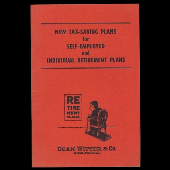 New Tax-Savings Plan for Self-Employed & Retirement Plans - 1975