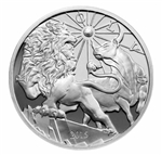 Lion vs. Bull Coin - .999 Fine Silver 1 Troy Oz
