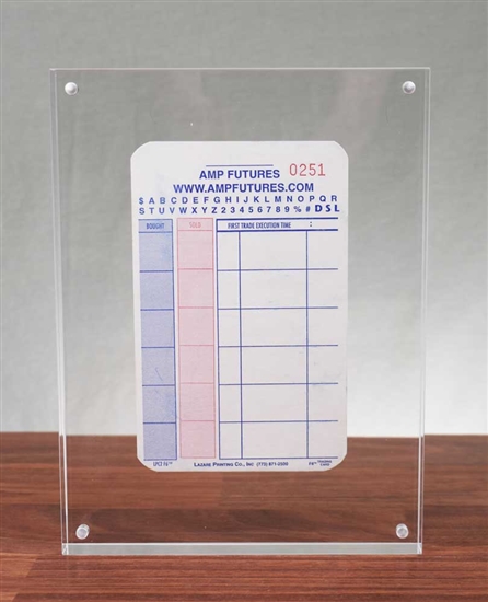AMP Futures Trade Ticket  / Trading Card