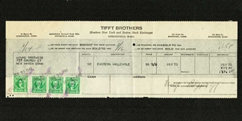 1942 Tifft Brothers Trade Ticket
