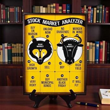 The Stock Market Analyzer Game - Vintage