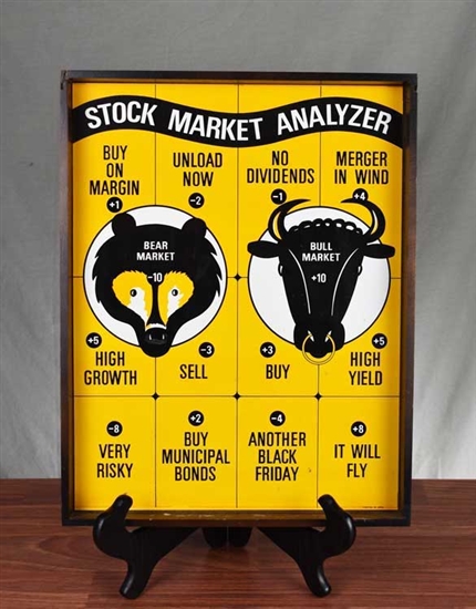 The Stock Market Analyzer Game - Vintage