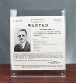1937 Stock Broker Wanted Poster