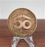 American Stock Exchange - 50 Years Indoors - NY Curb Exchange  Coin