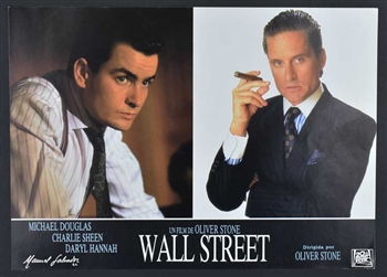 Gordon Gekko &  Bud Fox Wall Street Movie Promo - 1987