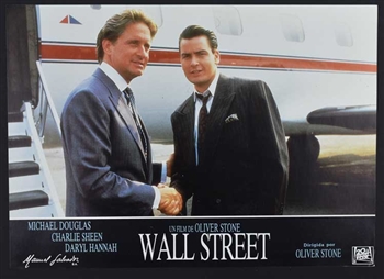 Gordon Gekko &  Bud Fox Wall Street Movie Promo - 1987