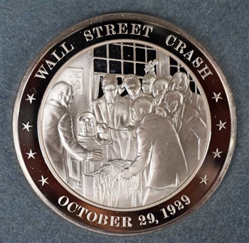 Wall Street Crash of 1929 Coin - Bronze