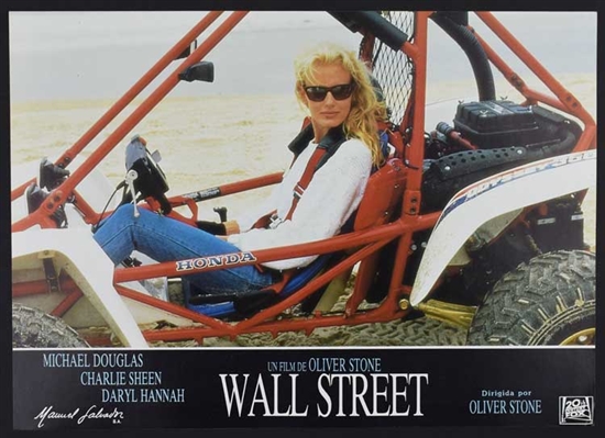 Daryl Hannah Wall Street Movie Promo  Poster - 1987