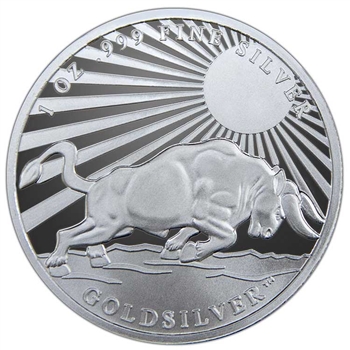 Prosperity Silver Bull Coin - .999 Silver 1 Oz