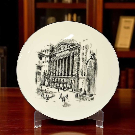 NYSE Plate - Compliments of The Delaware Fund