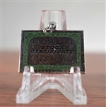 Sterling Silver Stock Certificate Charm