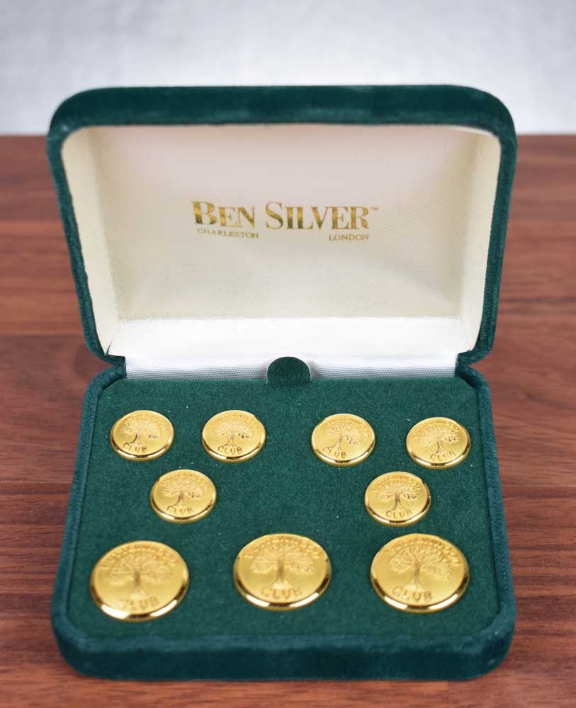 Rare Buttonwood Club Ben Silver Blazer Buttons