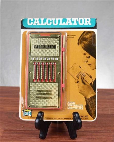 1960s Manual Pocket Calculator