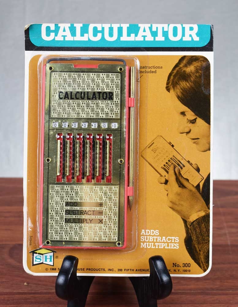 1960s Manual Pocket Calculator