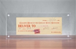 1929 W.S. Mills & Co Trade Ticket - Chicago Stock Exchange