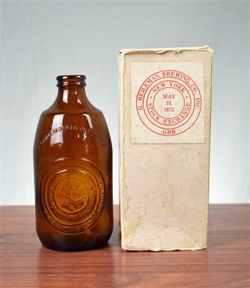 1973 G. Heileman Brewing NYSE IPO Commemorative Bottle