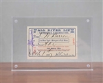 1887 Clarence W. Barron Train Ticket - Owner of Dow Jones, WSJ, and Barron's
