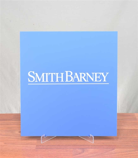 Vintage Smith Barney Sign - Now Morgan Stanley