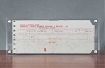 1943 Merrill Lynch & EF Hutton Trade Ticket