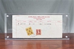 1920s EF Hutton & CO Trade Ticket - NYSE