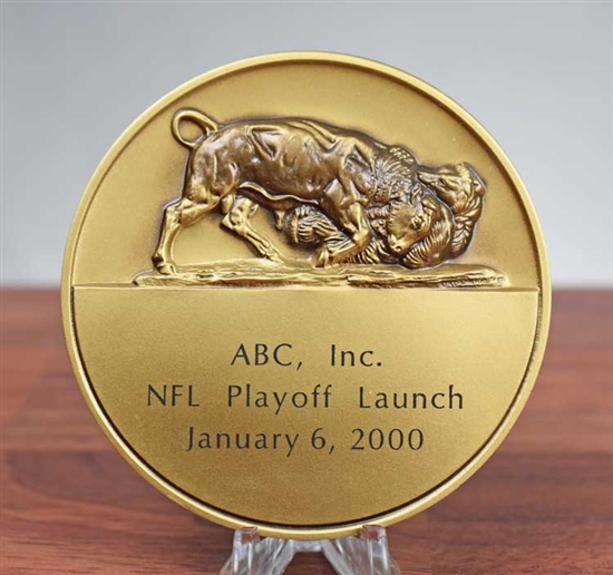 NYSE - ABC, Inc. NFL Playoffs Medallion - Bronze