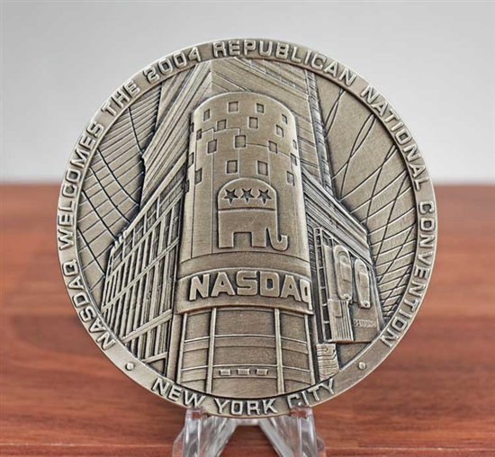 NASDAQ 2004 Republican National Convention Medallion