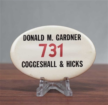 NYSE Floor Trader Badge - Coggeshall & Hicks