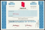 Firefox Communications Inc. Specimen Stock Certificate