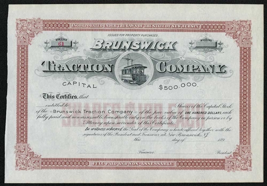 Brunswick Traction Company - 1890s
