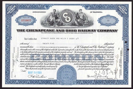 The Chesapeake and Ohio Railway Co (C&O Railway)