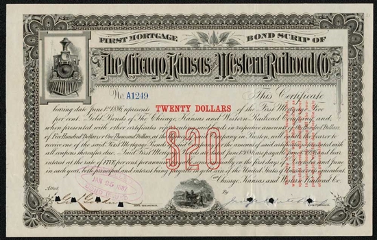 The Chicago, Kansas, and Western Railroad Co. - 1886