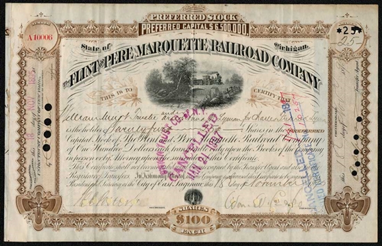The Flint and Pere Marquette Railroad Company - 1895