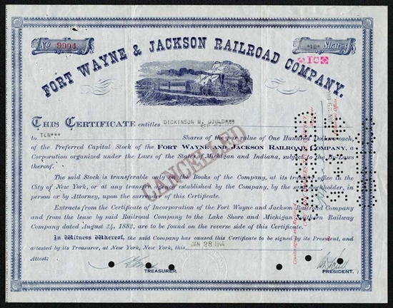 Fort Wayne & Jackson Railroad Company