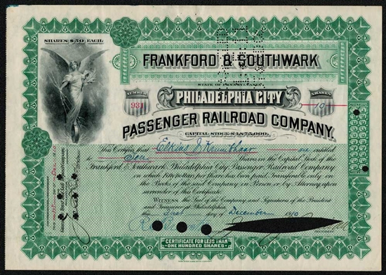 Frankford & Southwark Passenger Railroad Co