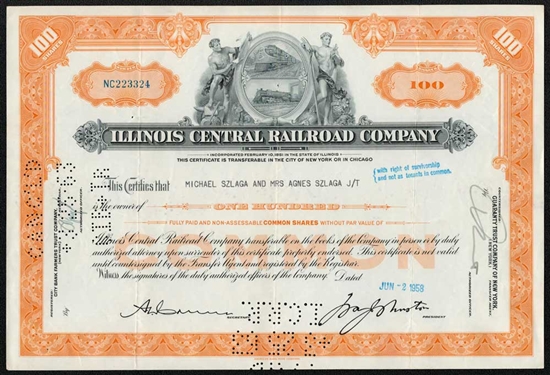 Illinois Central Railroad Company - 1950s