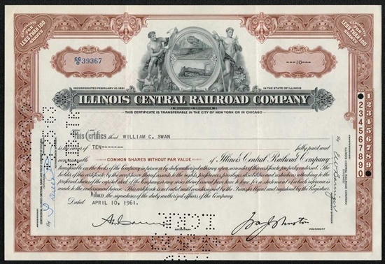 Illinois Central Railroad Company - 1960s