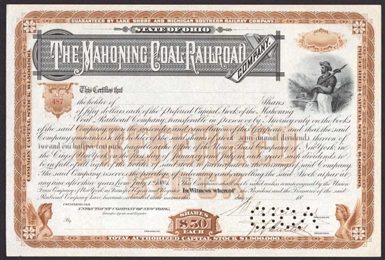 The Mahoning Coal Railroad Company - 1800s