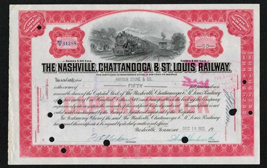 The Nashville, Chattanooga & St. Louis Railway