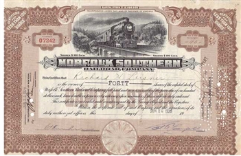 Norfolk Southern Railroad Company - 1929